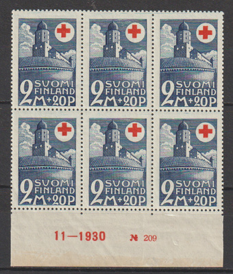 1931 PunaisenRistin merkkikuusilo leimaamattomana