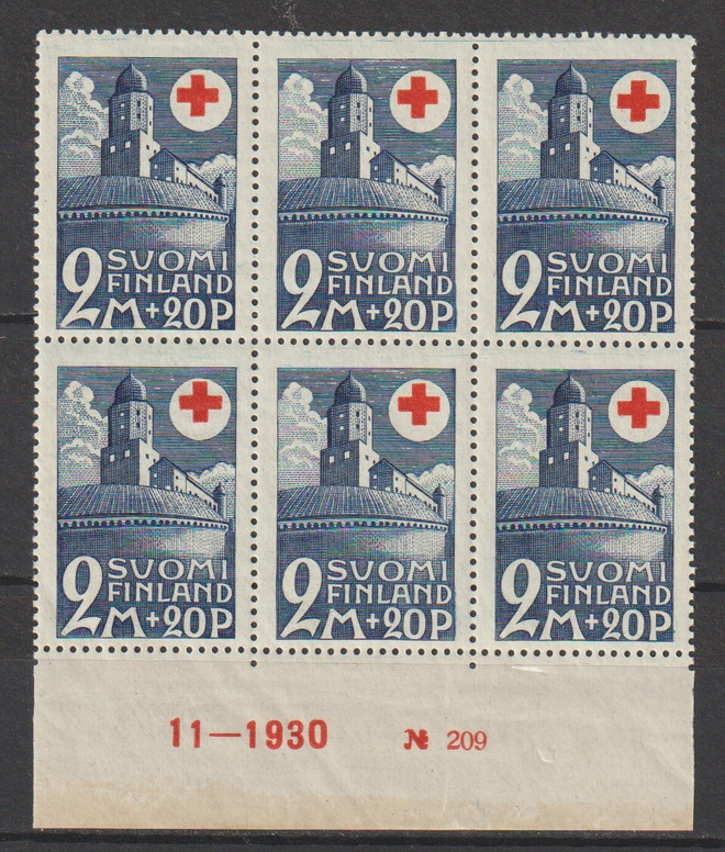 1931 PunaisenRistin merkkikuusilo leimaamattomana