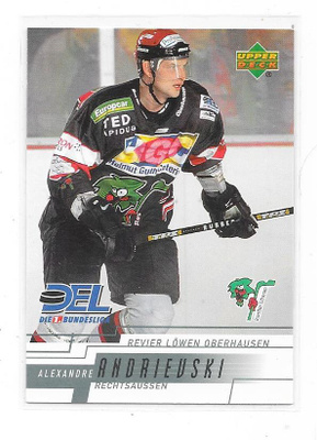 2001-02 DEL #203 Alexander Andriyevsky , Oberhausen , ex HPK