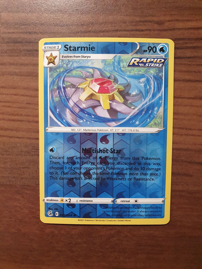 Pokemon Starmie 053/264 Reverse Holo Rare