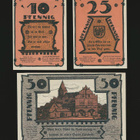 Saksa Notgeld 10, 25, 50 Pfg, Gadebusch 1922 - pikkukuva 2