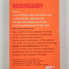 Ernest Hemingway : Death in the afternoon - pikkukuva 2
