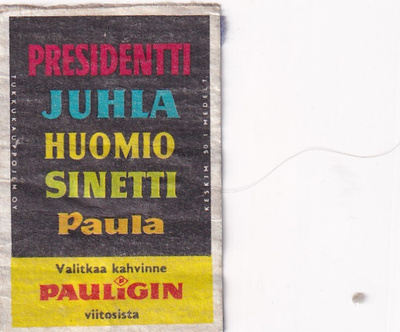Paulig, Valitkaa viitosista, .s44