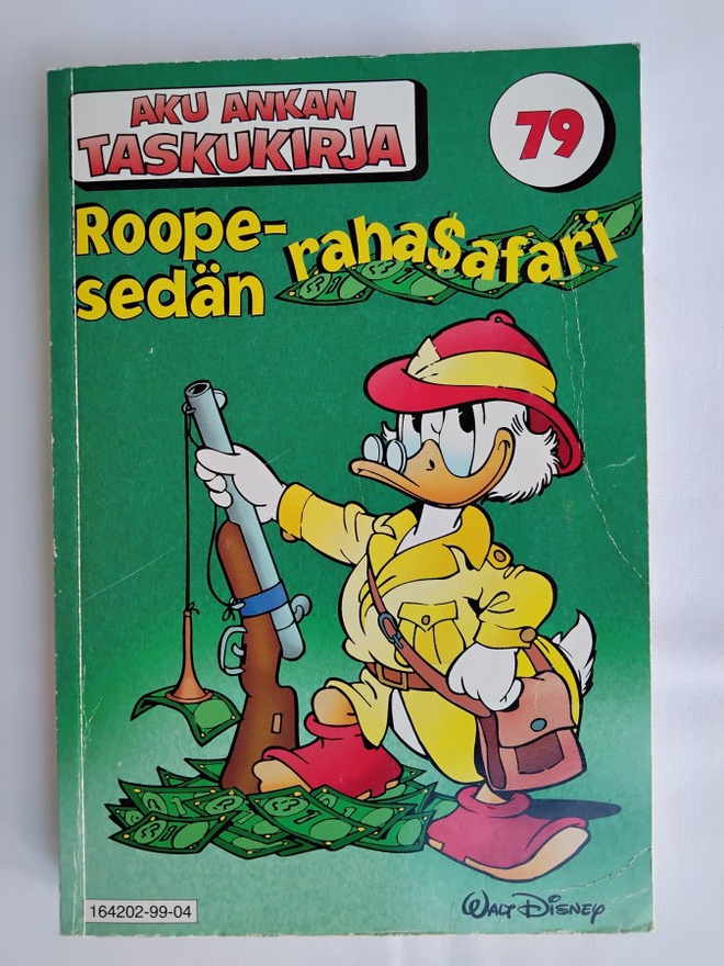 Roope-sedän rahasafari - Aku Ankka taskukirja 79