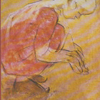 Helena Schjerfbeck Hiekassa leikkivä tyttö, 1912 - pikkukuva 1