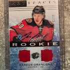 Markus Granlund 2014-15 Artifacts Rookie Jersey Auto 01/12 - pikkukuva 1