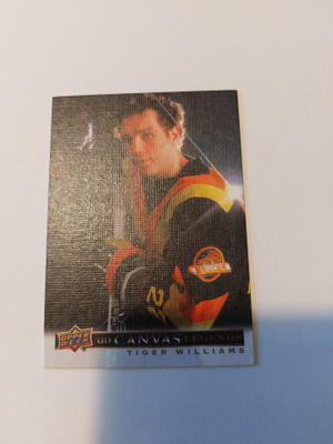 20-21 SP Signature UD Canvas Legends #C75 Tiger Williams