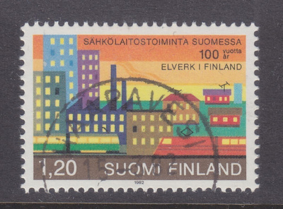 1982 Sähkölaitos llo leimalla