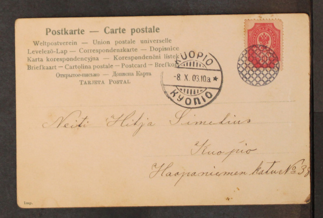 # 23584 # Imatra kortti - Kv 400 + Kuopio - 1903