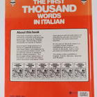 Heather Amery ym. : The First 1000 Words in Italian - pikkukuva 2