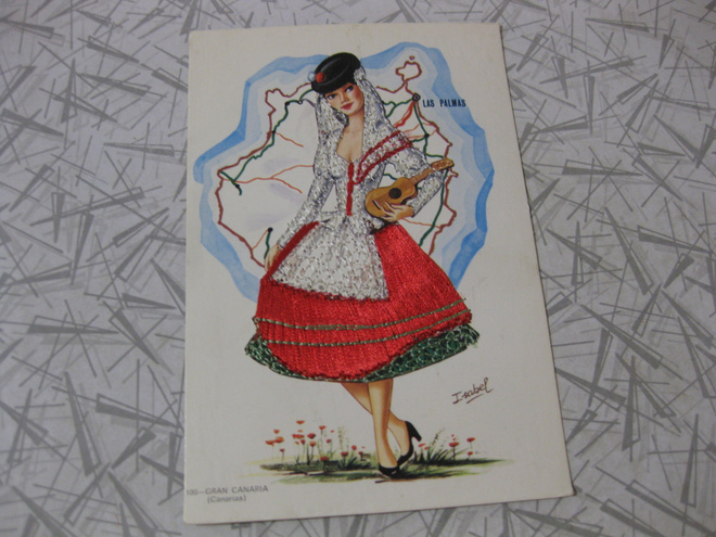 Vintage Isabel postikortti 100 - Gran Canaria