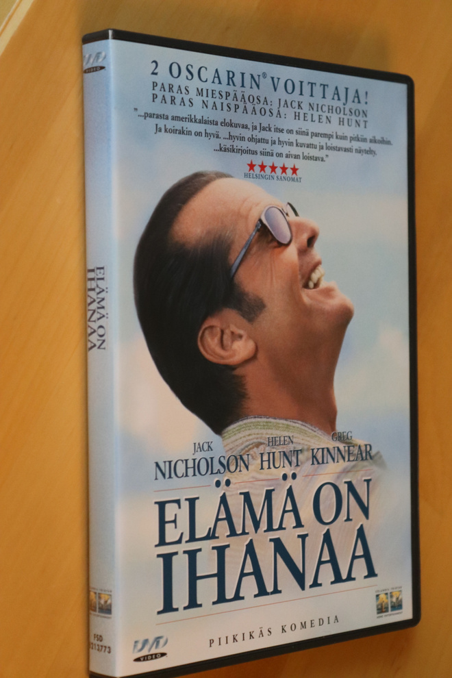 DVD Elämä on ihanaa ( 1997 Jack Nicholson Helen Hunt )