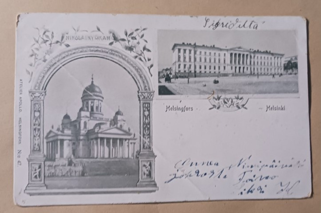 Helsinki, sommitelmakortti  (Apollo 47), kulk. 1900-l. alku