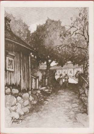 F Nyberg Porvoo Kirkkokuja