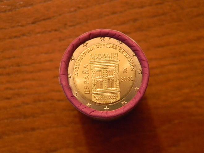 Espania 2020 unc 2 euro rulla "Arkkitehtuuri"
