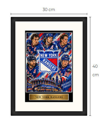 Uusi New York Rangers NHL art print Limited Edition