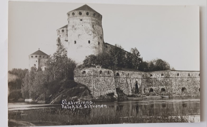 Savonlinna, Olavinlinna, mv valokuvapk (Sihvonen), ei p.