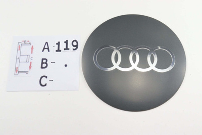 Audi Pyöreät Alumiinitarrat ; Eri Kokoja (1kpl)