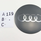 Audi Pyöreät Alumiinitarrat ; Eri Kokoja (1kpl) - pikkukuva 1