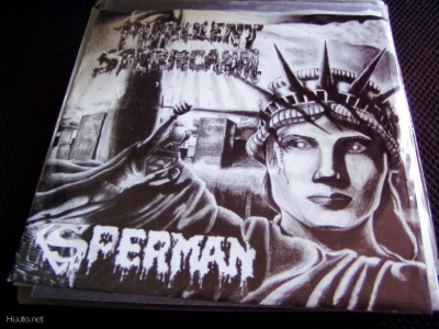 PURULENT SPERMCANAL / VISCERA 7'' SPLIT VINYYLI ex/ex