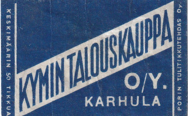 Karhula, Kymin Talouskauppa O/Y   5/13