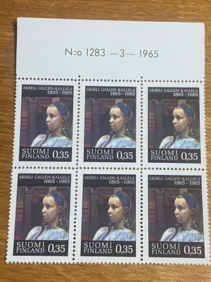 AKSELI GALLEN -KALLELA 0,35MK NUMERO KUUSILO**
