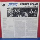 PEPPER ADAMS - LIVE AT FAT TUESDAYS M-/EX U.S -84 LP - pikkukuva 2