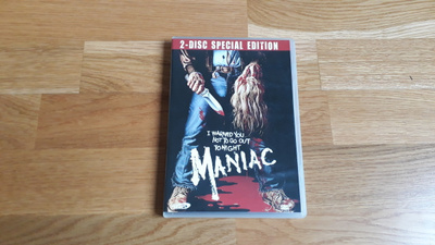 Nukkemurhaaja - Maniac (1980) DVD Suomijulkaisu