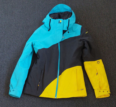 Icepeak värikäs laskettelutakki koko 38