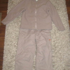 ** fleece takki+ ulkoiluhousut, siistit  k  134 cm** - pikkukuva 1