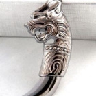 788 .. Stainless Steel Dragon Hammas .. Kaulakoru - pikkukuva 2