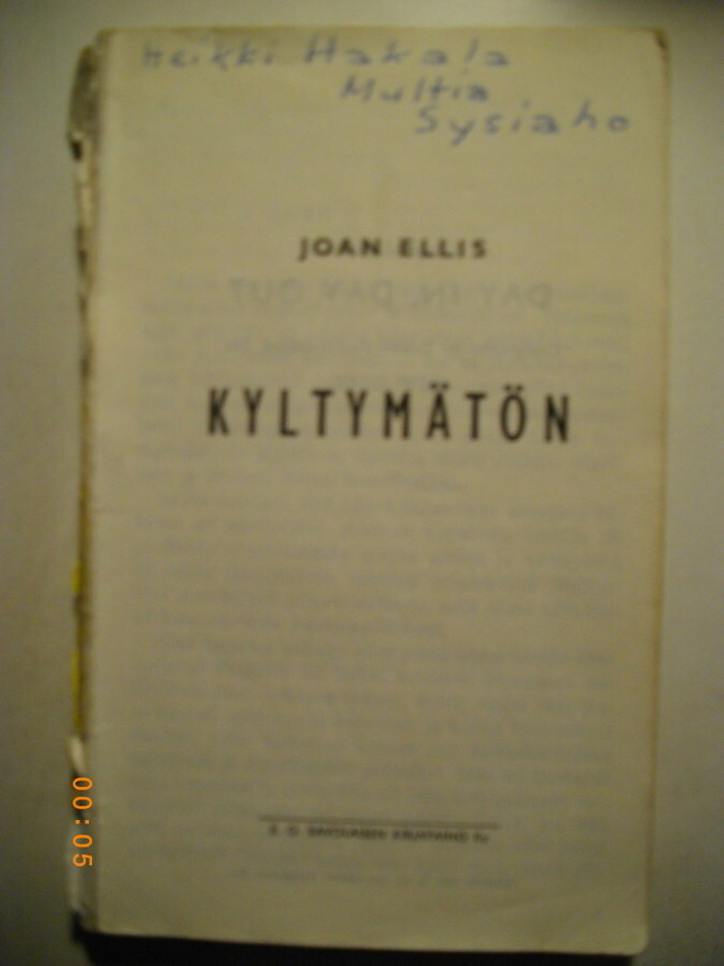 Joaan Ellis: Kyltymätön (22.5)