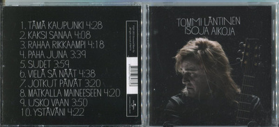 TOMMI LÄNTINEN . CD-LEVY . ISOJA AIKOJA