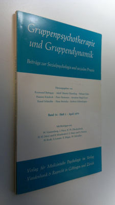 Raymond Ym. Battegay : Gruppenpsychotherapie und Gruppend...