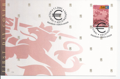 2002 FDC Yleismerkki 5 €
