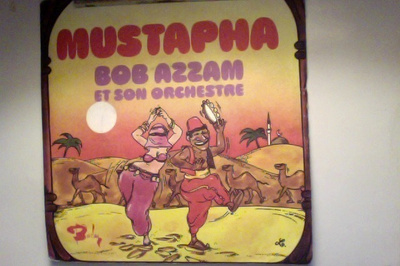 BOB AZZAM ET SON ORCHESTRE :: MUSTAPHA :: VINYYLI  7" 1976 !