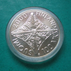 100 mk hopea juhlaraha Kirkon riemuvuosi - 2000 - pikkukuva 2