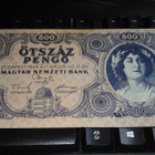 Hungary Unkari 500 Pengö 1945 P117 XF - pikkukuva 1