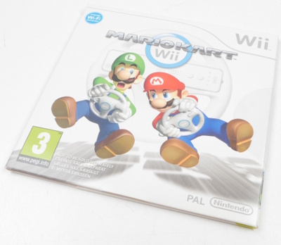 Mario Kart Wii With Cardboard Slip Cover