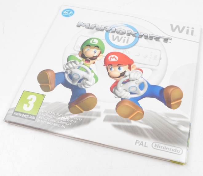 Mario Kart Wii With Cardboard Slip Cover