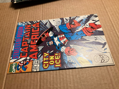 MARVEL CAPTAIN AMERICA 372/1990 HYVÄ