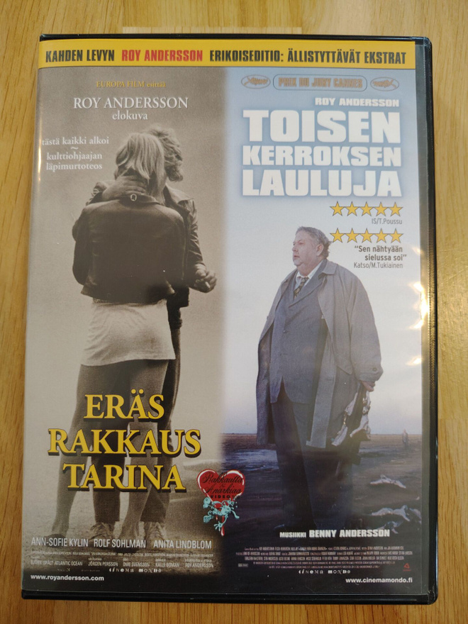 ERÄS RAKKAUSTARINA / TOISEN KERROKSEN LAULUJA - 2xDVD