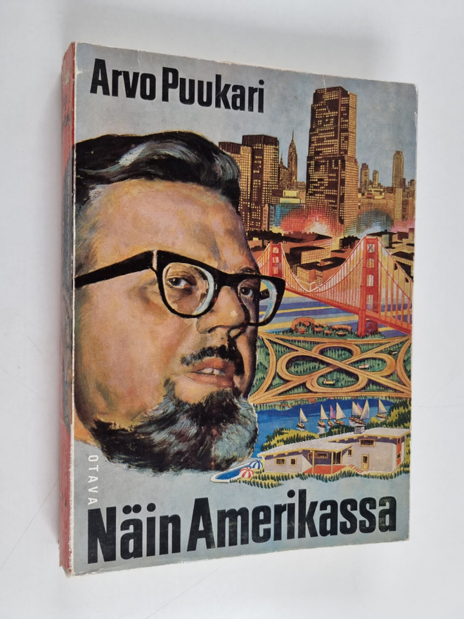 Arvo Puukari : Näin Amerikassa : 12 piirrosta ja 60 liite...