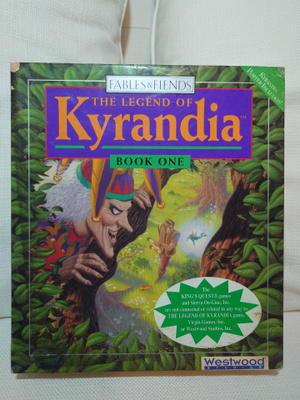 PC big box: The Legend of Kyrandia (Westwood Studios, 1992)
