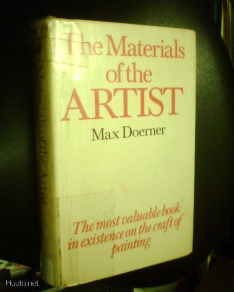 Max Doerner THE MATERIALS OF THE ARTIST ( Sis. p.kulut )