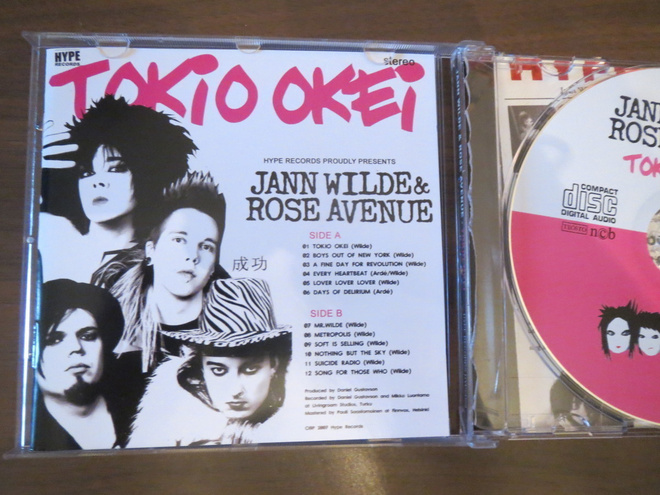 Jann Wilde & Rose Avenue: Tokio Okei CD