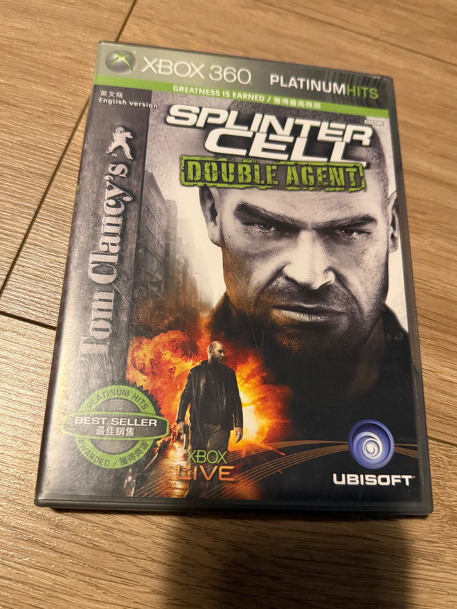 Tom Clancy’s splinter cell double agent  XBOX 360