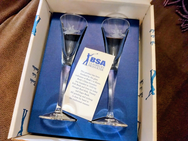 BSA Glasbruksprodukter snapsilasit 2 kpl