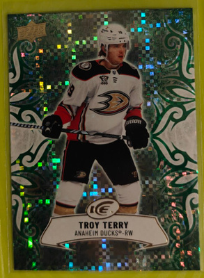 Troy Terry 2024-25 UD Ice Emerald Green