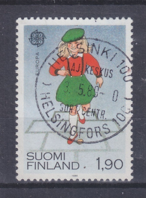 1989 Europa cept 1,9 mk. LLo leimalla